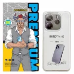 کاور گوشی شیائومی Redmi Note 14 4G زیفرند مدل ژله ای محافظ لنز دار